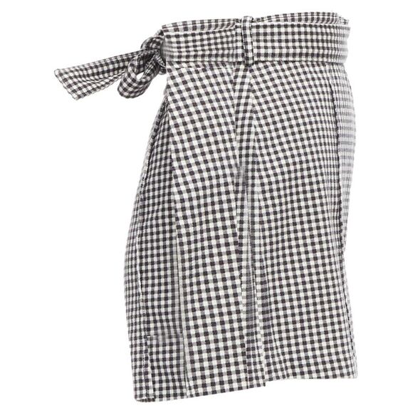 Zimmermann Gingham Print High Waisted Shorts - Picture 4 of 6